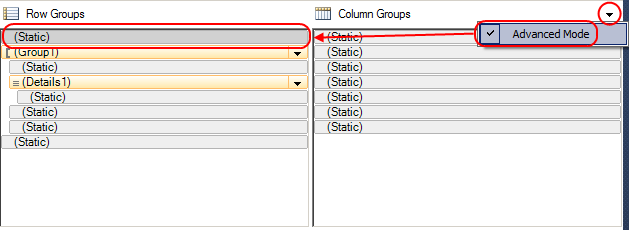 Row Groups