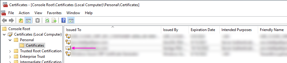 Certificate Management