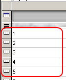 Numbering the Table Footer Lines